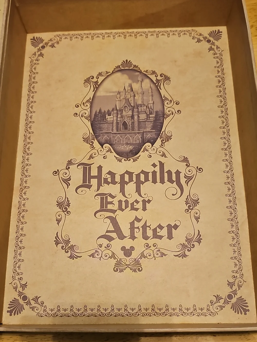NWT Disney Photo & Storage Book - Cinderella Castle - Once Upon a Time